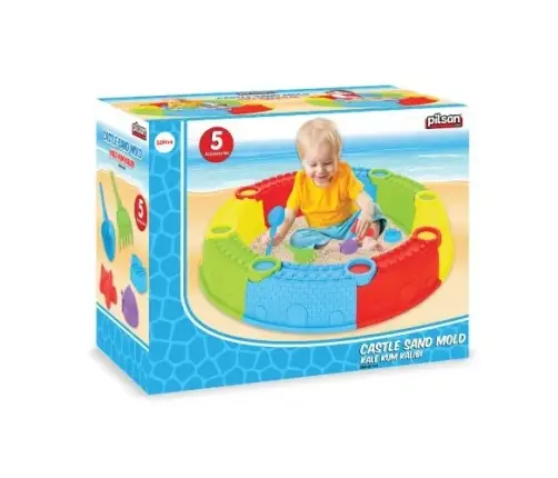 Pilsan Zamek Piaskownica składana i zabawki do piasku 06 306