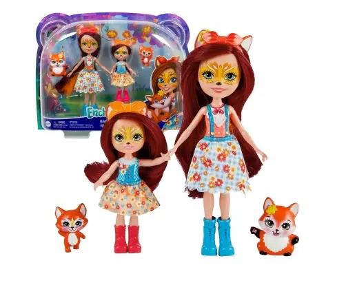 Enchantimals Felicity and Feana dolls HCF81 HCF79