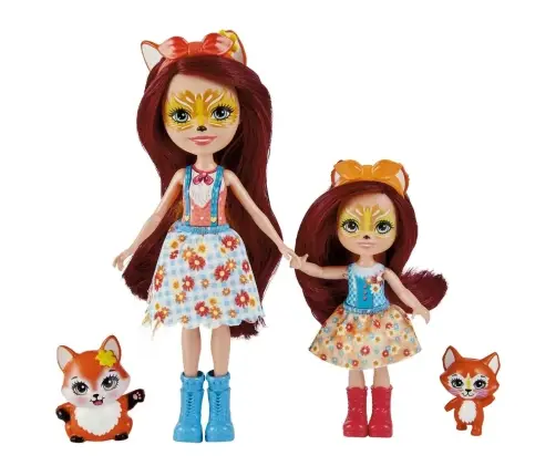 Enchantimals Felicity and Feana dolls HCF81 HCF79