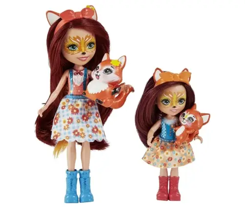 Enchantimals Felicity and Feana dolls HCF81 HCF79