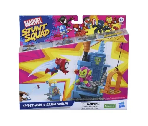 Marvel Stunt Squad Spider-man and Green Goblin F7062