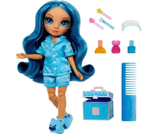 530947-EUC Junior High PJ Party Fashion Doll- Skyler (Blue)