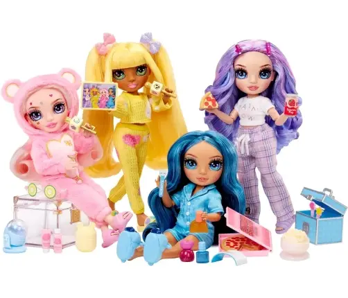 530947-EUC Junior High PJ Party Fashion Doll- Skyler (Blue)