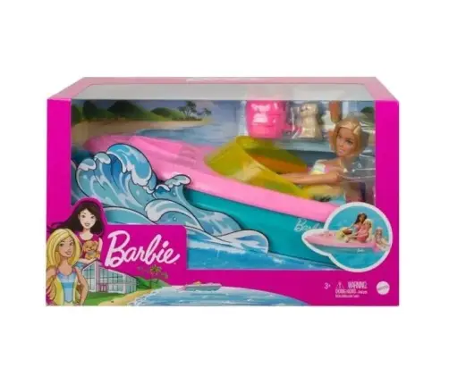 Barbie Boat and Doll Playset GRG30 Mattel