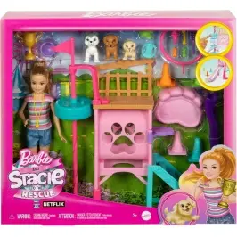 Barbie and Stacie Puppy Obstacle Course HRM10 Mattel