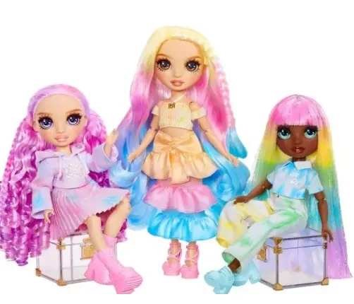 507581-EUC Rainbow High WaterColor & Create - Purple Eyes