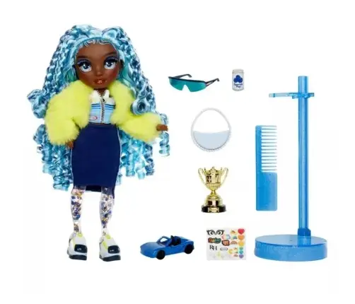 427797-INT Rainbow High Sparkle & Shine Fashion Dolls- MARINA (Blue)