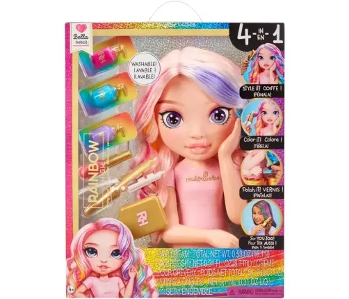 Rainbow Lalka Bella Parker High Głowa do Stylizacji 120889