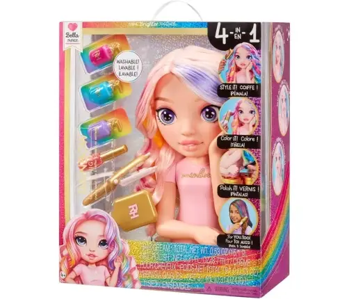 Rainbow Lalka Bella Parker High Głowa do Stylizacji 120889