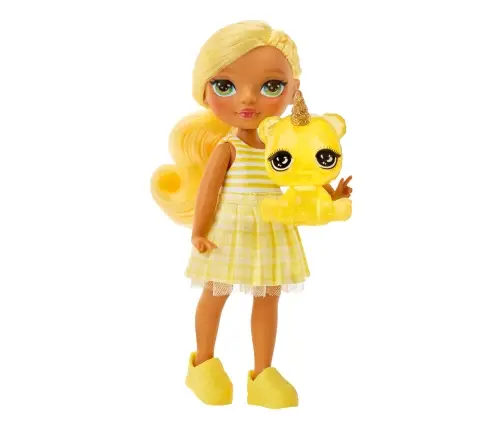 531227-EUC Rainbow High Littles Dolls- Daisy (Yellow)