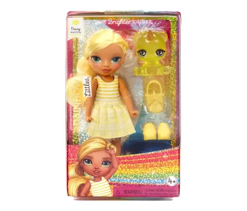 531227-EUC Rainbow High Littles Dolls- Daisy (Yellow)