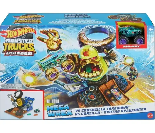 Hot Wheels Monster Trucks Wrex VS Crushzilla HPR47