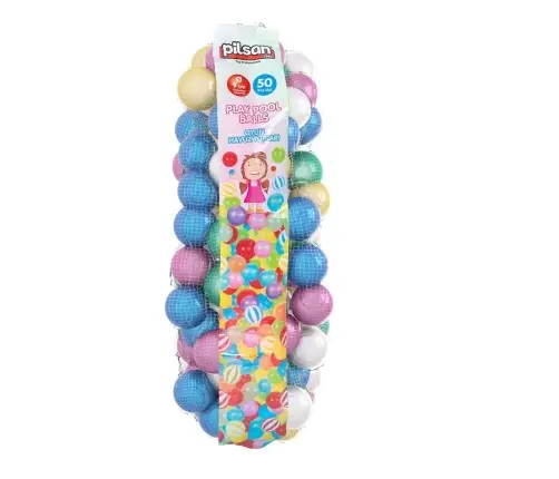 Pilsan Play Pool Balls 9 cm 50 Pcs in Net 06407