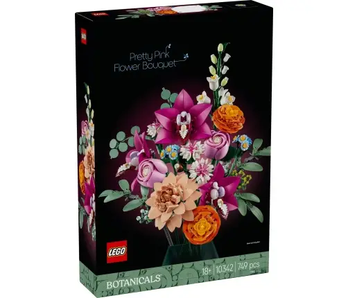 LEGO Botanicals Piękny Bukiet Różowych Kwiatów 10342