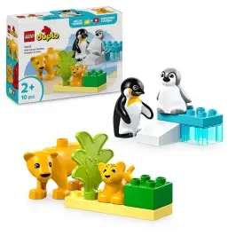 LEGO Duplo Town Rodziny Dzikich Zwierząt: Pingwiny I Lwy 10442