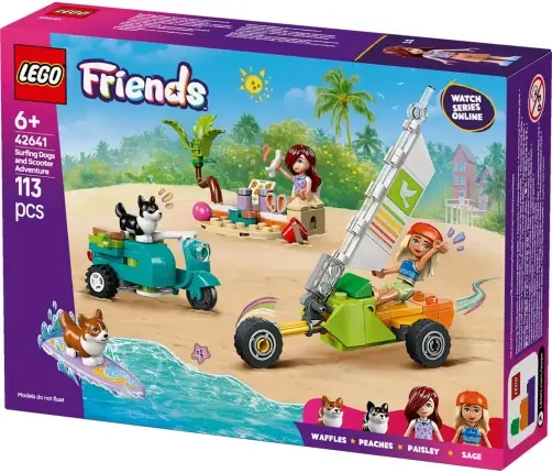 LEGO Friends Przygoda Z Surfującymi Psami I Skuterem 42641