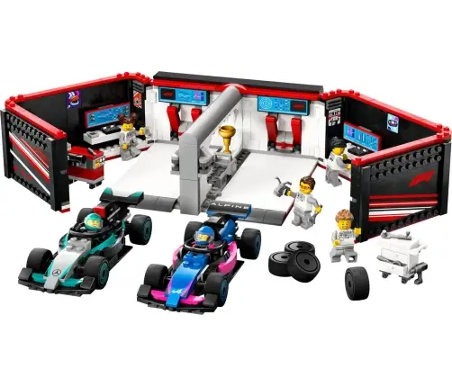 LEGO Classic F1 Garaż I Bolidy Mercedes-Amg I Alpine 60444
