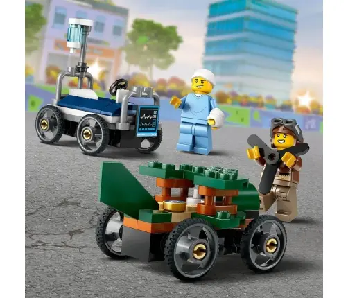 LEGO Classic Zestaw Wyścigówek: Samolot Kontra Łóżko Szpitalne 60459