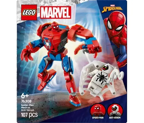 LEGO Super Heroes Mech Spider-Mana Kontra Anti-Venom 76308