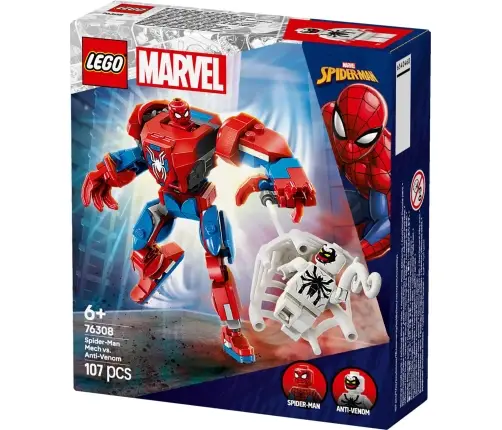 LEGO Super Heroes Mech Spider-Mana Kontra Anti-Venom 76308