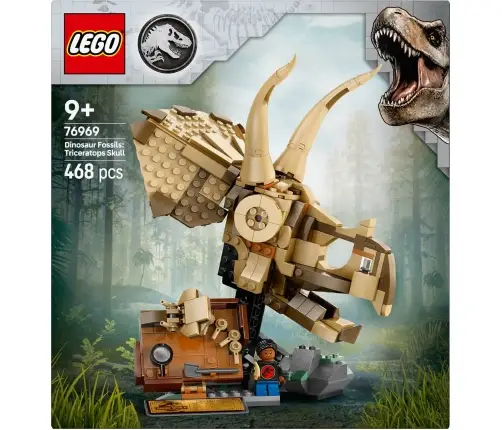 LEGO Jurassic World Szkielety Dinozaurów: Czaszka Triceratopsa 76969