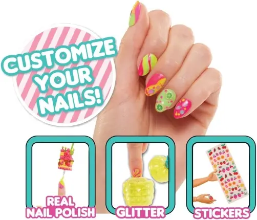 503842-EUC L.O.L. Surprise OMG Sweet Nails - Pinky Pops Fruit Shop
