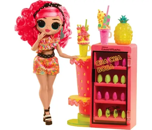 503842-EUC L.O.L. Surprise OMG Sweet Nails - Pinky Pops Fruit Shop