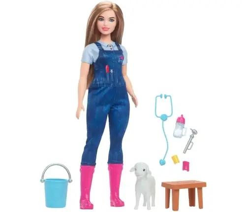 Barbie 65Th Anniversary Careers Farm Vet Doll HRG42