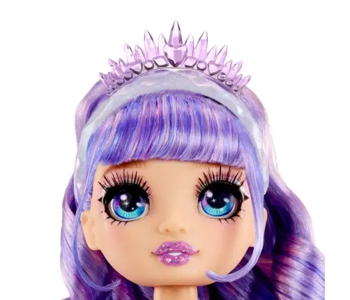 121404-EUC Rainbow High Creative Crystals Fashion Doll- Violet