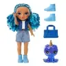 531197-EUC Rainbow High Littles Dolls- Sapphire (Blue)
