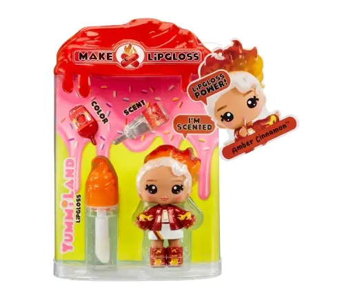 525615X1EUC Yummiland Lip Gloss Doll Series 2- Cinnamon Spice (Amber Cinnamon) for Sidekick
