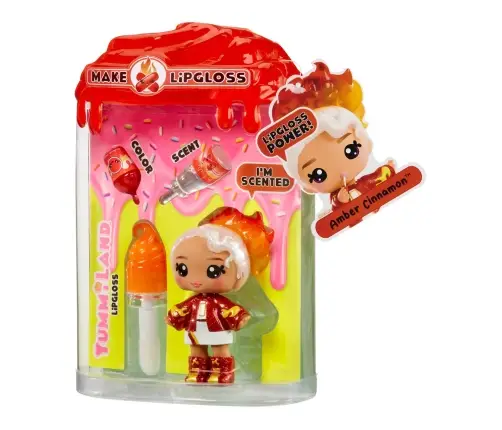 525615X1EUC Yummiland Lip Gloss Doll Series 2- Cinnamon Spice (Amber Cinnamon) for Sidekick