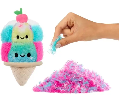 511779X1EUC Fluffie Stuffiez Small Plush - Double Scoop Ice Cream