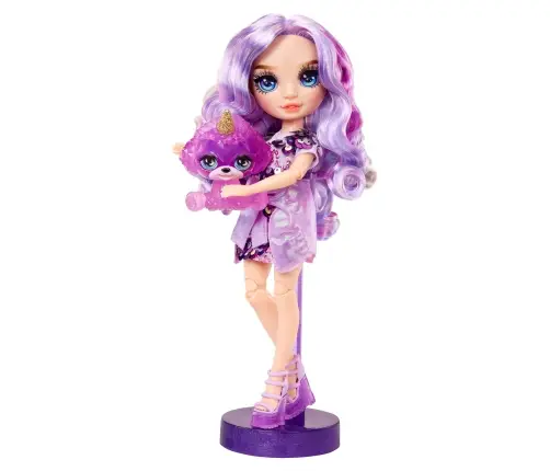 120223-EU Classic Rainbow Fashion Doll- Violet (purple)