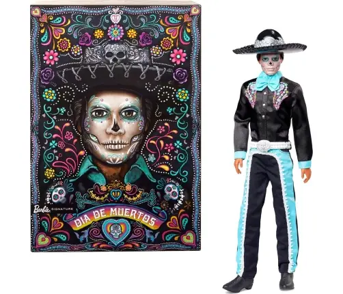 Barbie Ken dia de los muertos HRM73