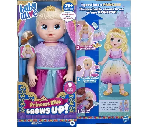 Baby Alive Princess Ellie Grows Up Blonde F5236
