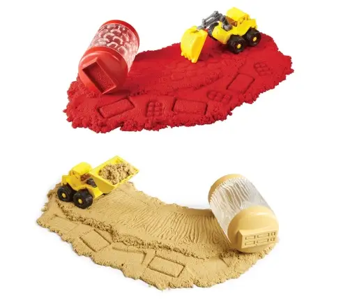 Wonder Factory Never Dry Sand Construction Trucks Asst in PDQ 595168-EUC