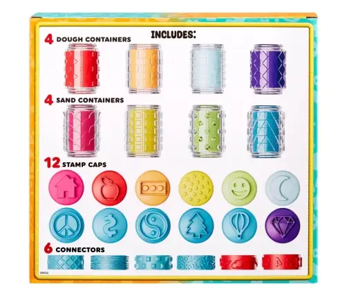 Wonder Factory Never Dry Dough & Sand Mega Box Set 595298-EUC