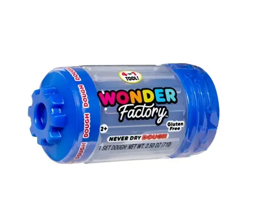 Wonder Factory Never Dry Dough Singles  - Blue 595014