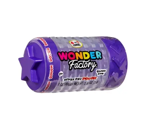 Wonder Factory Never Dry Dough Singles  - Purple 595038