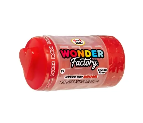 Wonder Factory Never Dry Dough Singles – Red 595069