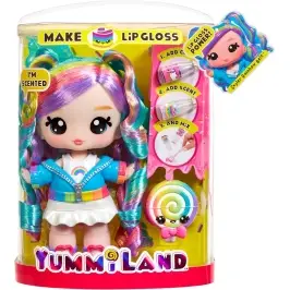 Yummiland Large Doll + Lip Gloss Pet- Rainbow (Skyler Rainbow Belt) 121022