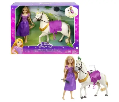Disney Rapunzel and Maximus Doll Horse HLW23