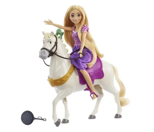 Disney Rapunzel and Maximus Doll Horse HLW23