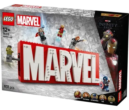 LEGO Super Heroes Marvel Logo & Minifigures 76313