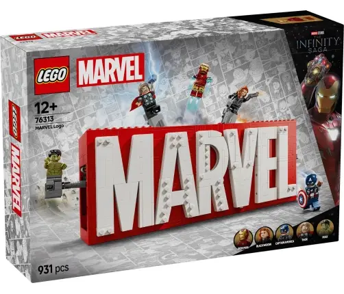 LEGO Super Heroes Marvel Logo & Minifigures 76313