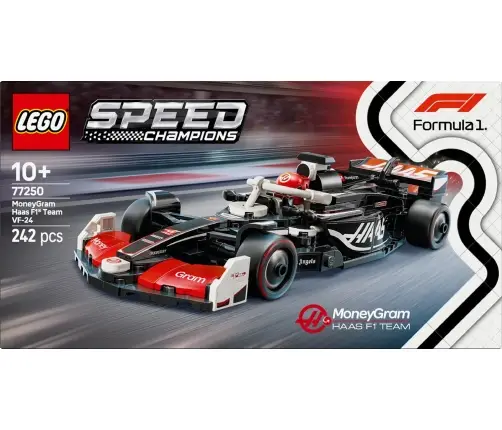 LEGO Speed Champions Moneygram Haas F1 Team Vf-24 Race Car 77250