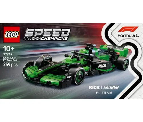 LEGO Speed Champions Kick Sauber F1 Team C44 Race Car 77247