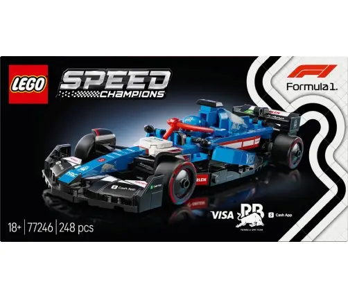 LEGO Speed Champions Visa Cash App Rb Vcarb 01 F1 Race Car 77246