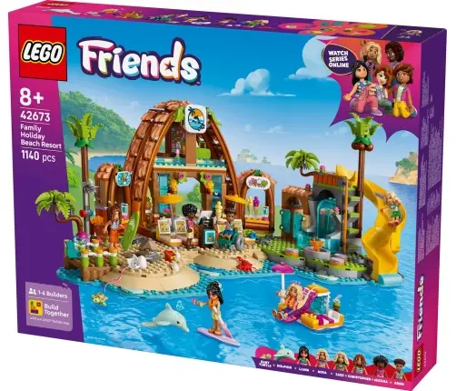 LEGO Friends Family Vacation Beach Resort 42673